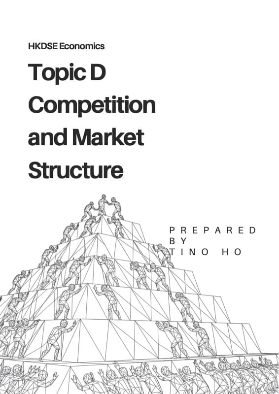 Topic D:Competition and Market Structure 筆記封面
