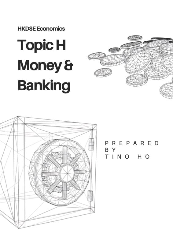 Topic H:Money & Banking 筆記封面